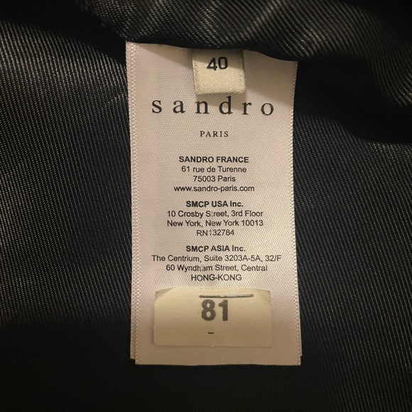 Sandro wool malory camel coat - Picture 6 of 8